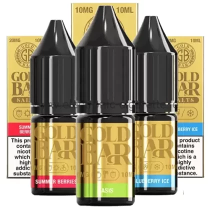 Gold Bar Nic Salt X 5