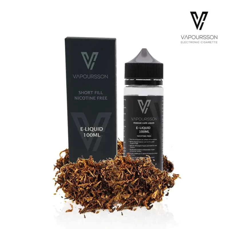 Vapoursson e-Liquid – Classic Tobacco 0mg 100ml Shortfill | Cigee