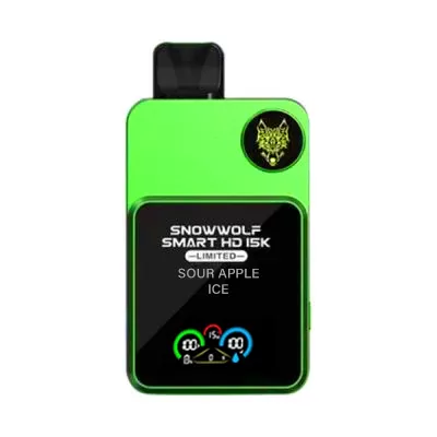 SOUR APPLE ICE SNOWWOLF SMART HD 15K LIMITED