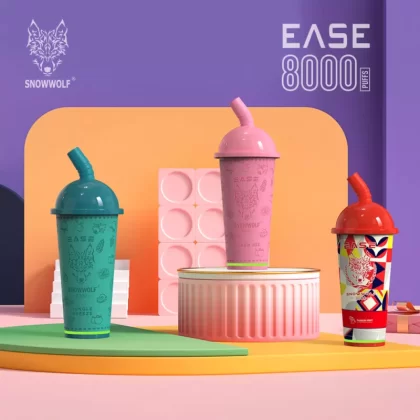 Snowwolf Ease 8000 Rechargeable Disposable 8000 Puffs - Peach Mango Watermelon