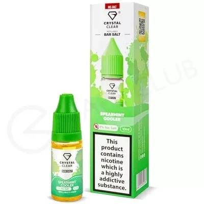 Spearmint Cooler Nic Salt E-Liquid by Crystal Clear - Ecigpremium