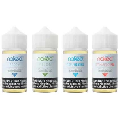 Naked 100 Menthol 4 Bottle Bundle - Vape Product, Vape Product