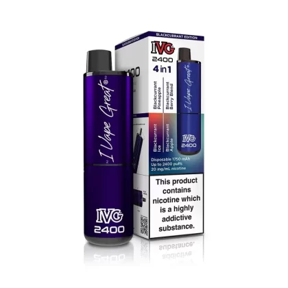 IVG 2400 2 in 1 Multi Flavour Blackcurrant Edition