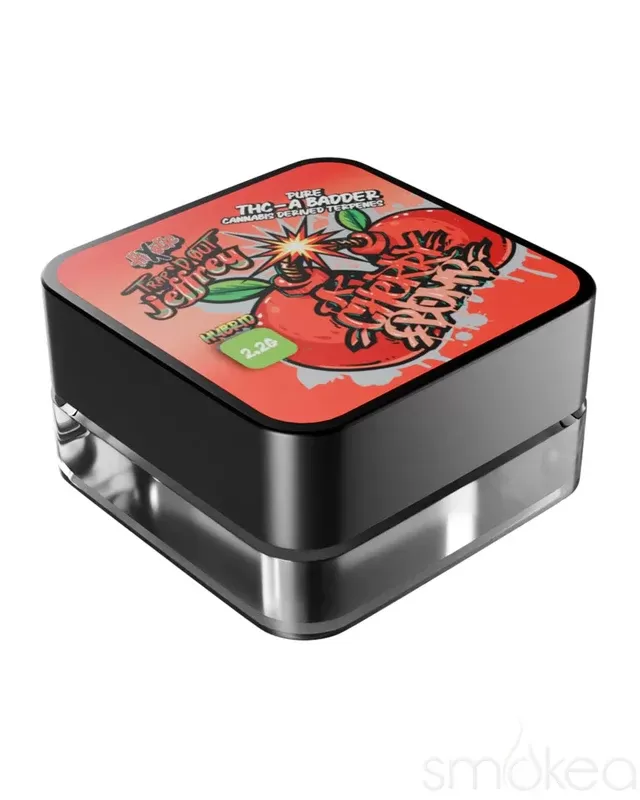 Trap’d Out Jeffery Pure THCA Badder – Cherry Bomb
