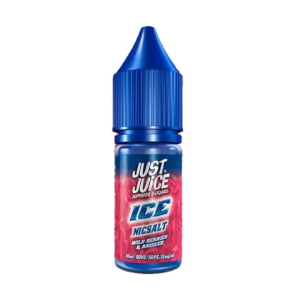 Just Juice ICE Wild Berries & Aniseed Nic Salt Vape Juice - 10 Pack - Strength 5mg