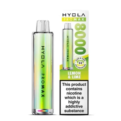 Hyola Promax 8k Prefilled Pod Kits – Lemon & Lime Flavour 20mg Salt Nicotine