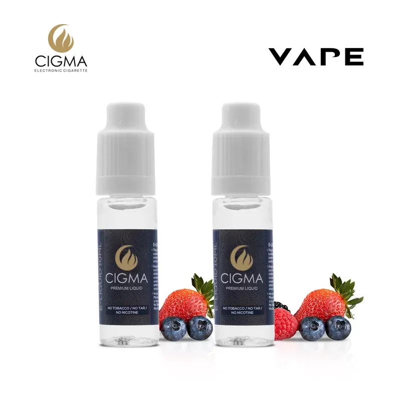 Cigma e-Liquid – Berry Mix 0mg 10ml Bottle x 2 Pack | Cigee