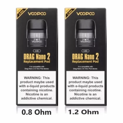Drag Nano 2 Replacement Pods Pack 3 Pcs
