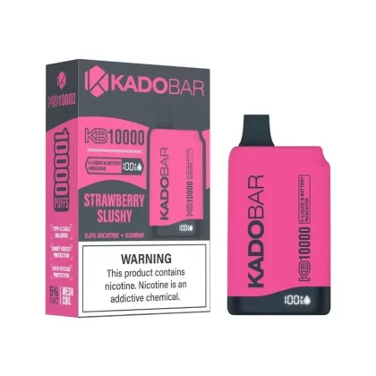 Kado Bar KB10000 Prefilled Disposable 10000 Puffs - Flavors#Watermelon Strawberry lce>Brain Freeze>Strawberry Slushy>Blueberry Muffin