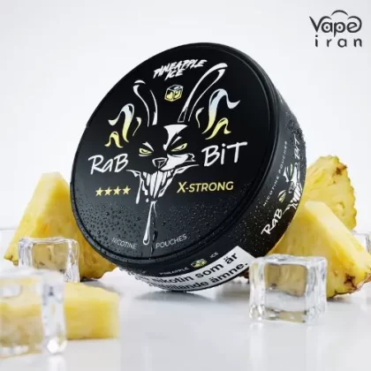Rabbit Nicotine Pouch Pineapple Ice