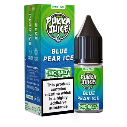 Pukka Juice Blue Pear Ice Nic Salt E-Liquid - 20mg