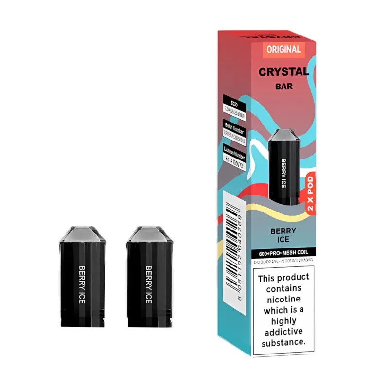 Crystal Bar Original 600 Pods - Fizzy Cherry - Image 2
