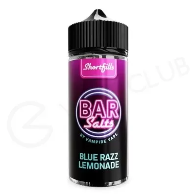Blue Razz Lemonade Shortfill E-Liquid by Bar Salts 100ml