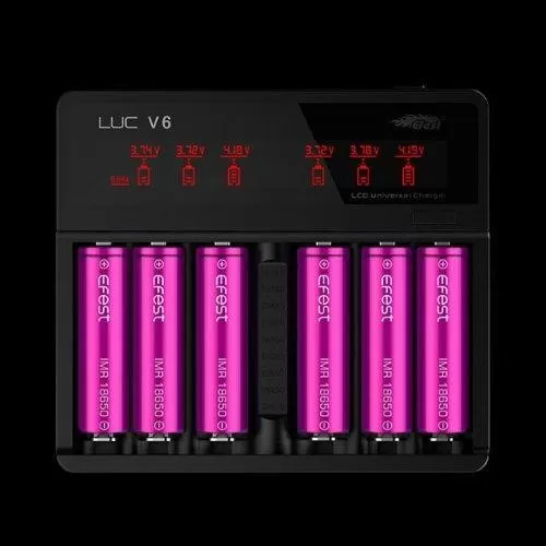 Efest LUC V6 LCD Universal Charger - Vape Store