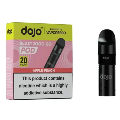 Vaporesso Dojo Blast 2000 Go Prefilled Pods - Strawberry Raspberry Cherry Ice - Vapourdeal Co