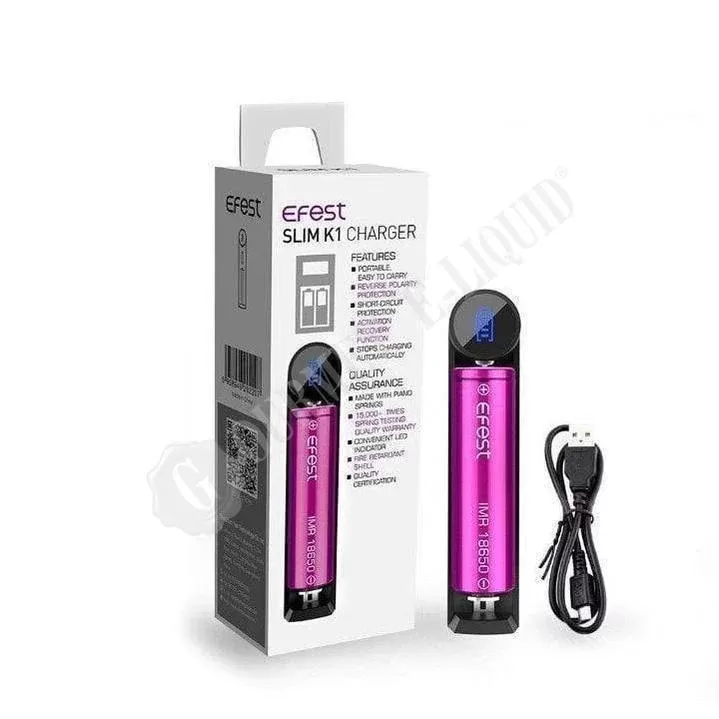 Efest K1 Slim Battery Charger - Ecigpremium