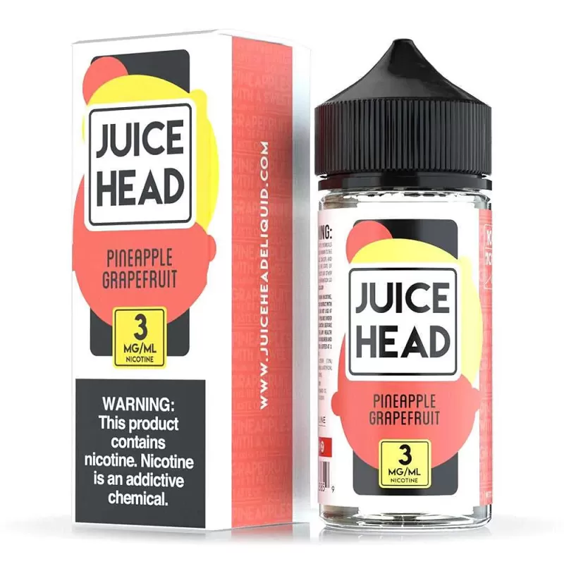 JUICE HEAD – PINEAPPLE GRAPEFRUIT 100ML - Vape Product, Vape Product (A8C61D)