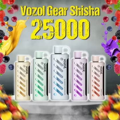 VOZOL Gear Shisha DTL 5MG 25000 puffs Disposable pod – 25000