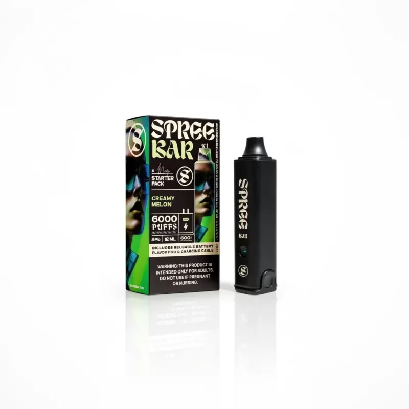 Spree Bar Kit 6000 Caladas Metatine Recargable - Fumotvapemexico