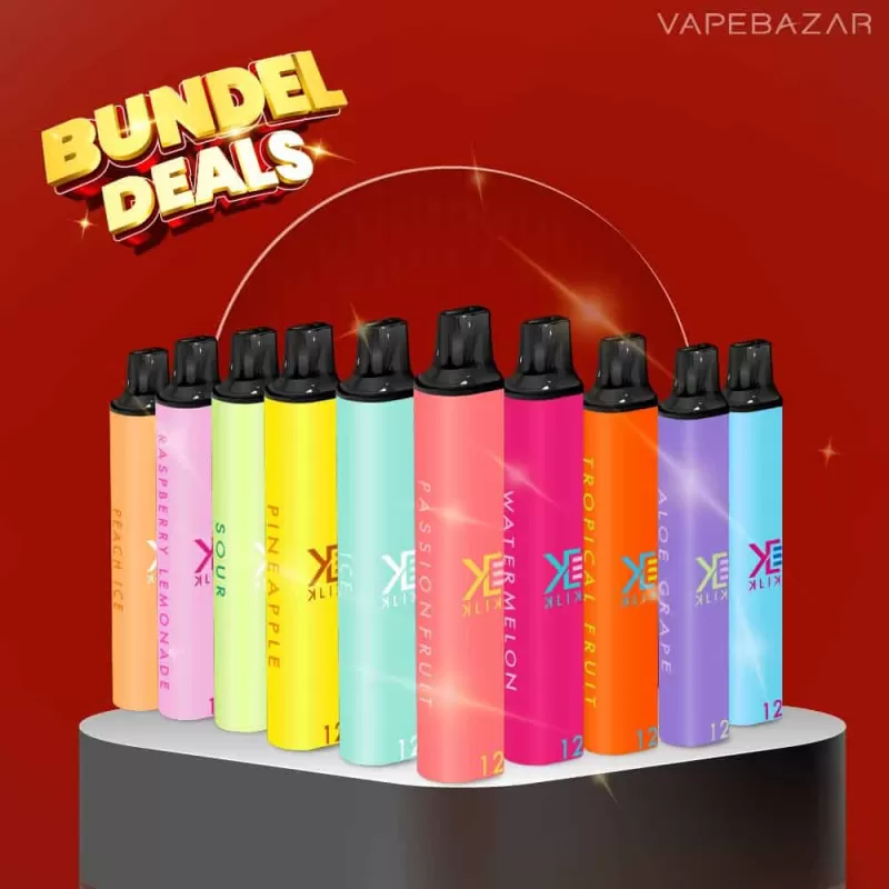 Klik Klak Element – 10er BundelDeal - 400 mAh; Propylenglykol, Ethylmatol; 20mg/ml