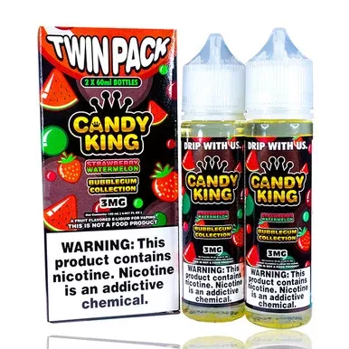 Strawberry Watermelon Candy King Bubblegum Series SubOhm E-Liquid 120mL