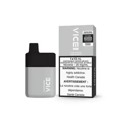 Vice Box Rechargeable Disposable Vape – 6000 Puffs – Flavourless - Eliquidsupply
