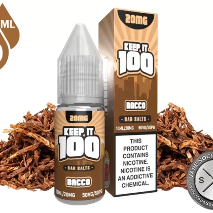Bacco by Keep It 100 Bar Salt 10ml
