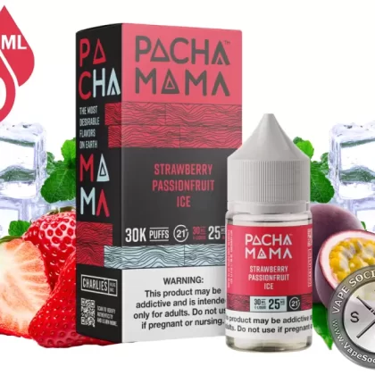 Strawberry Passionfruit Ice PACHA MAMA Salt 30ml