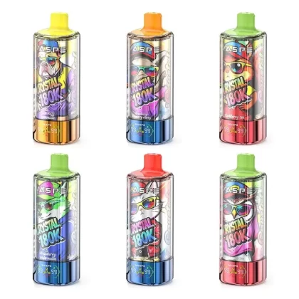 WASPE Crystal 8-in-1 180K Disposable Vape (68ml ,5%)