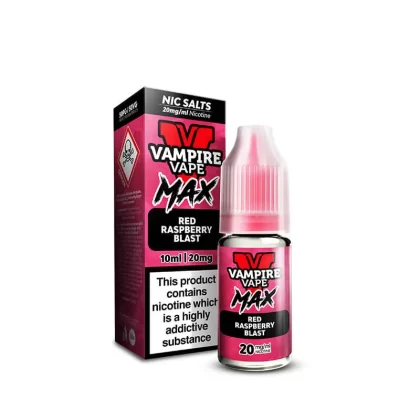 Vampire Vape MAX Red Raspberry Blast Nic Salt E-Liquid