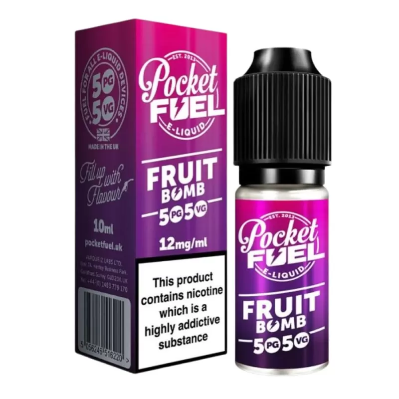 Fruit Bomb 50/50 E-Liquid by Pocket Fuel (10ml) - 18mg