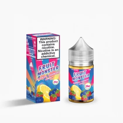 Fruit Monster Blueberry Raspberry Lemon Made in USA Nic Salt