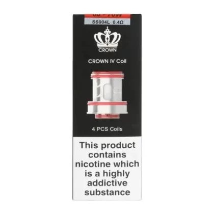 Uwell Crown 4 IV Replacement Coil 0.4 OHM (pack of 4)