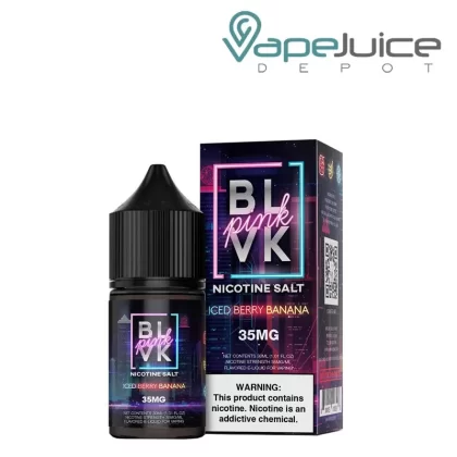 Strawberry Banana Ice Salt BLVK Pink Series 30ml