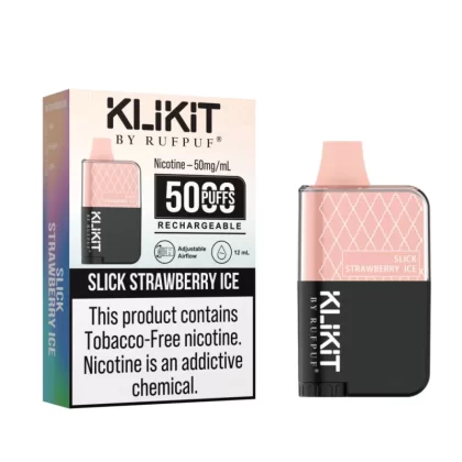 KLIKIT Slick Strawberry Ice Disposable Vape 50mg – 5000Puffs