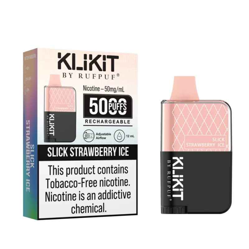 KLIKIT Slick Strawberry Ice Disposable Vape 50mg – 5000Puffs