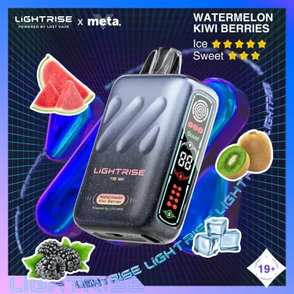 Lost Vape Lightrise TB 18K Disposable Vape – Watermelon Kiwi Berries