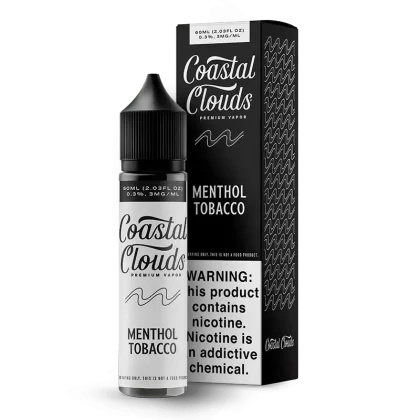Coastal Clouds Menthol Tobacco Vape Juice 60ml - Vape Product, Vape Product
