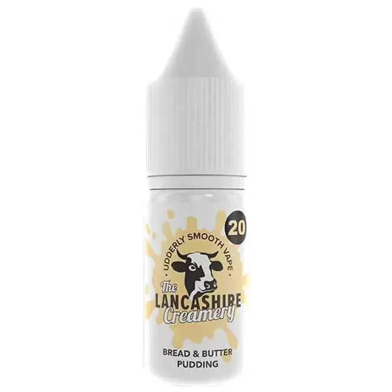 Lancashire Creamery Bread Butter Pudding 10ml Nic Salt