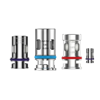 PNP REPLACEMENT COILS - 0.15 ohm PnP-TW15 Mesh Coils, 0.2 ohm PnP-TW20 Mesh Coils; Single, Pack-0f-5