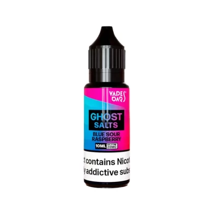 Vapes Bars Ghost Salts Blue Sour Raspberry Nic Salt - 10 Pack - 20mg
