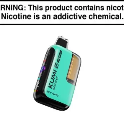KUMI SCENIC 50K 50,000 PUFFS DISPOSABLE VAPE - Baja Blue, Buns