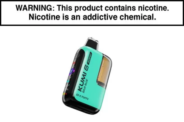 KUMI SCENIC 50K 50,000 PUFFS DISPOSABLE VAPE - Baja Blue, Buns