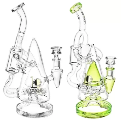 Lookah Glass Pyramid Recycler Water Pipe | 11″ | 14mm F