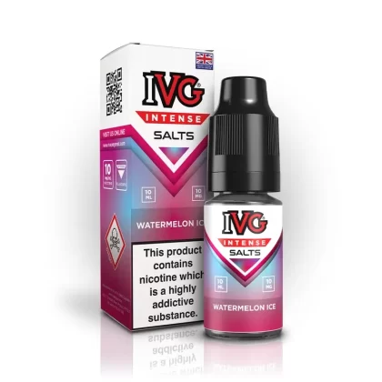 IVG Intense Nic Salt E Liquid Watermelon Ice - Nicotine strength#20mg>10mg (644D46)