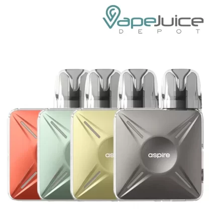 Aspire Cyber X Pod Kit - Coral Orange, Flax Yellow