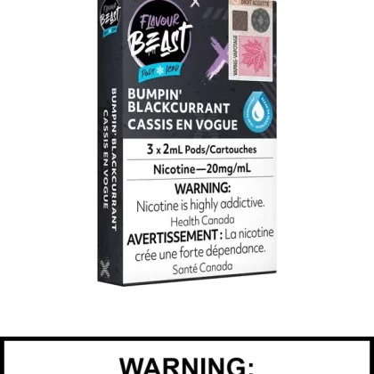 Bumpin Blackcurrant Iced Flavour Beast Pods