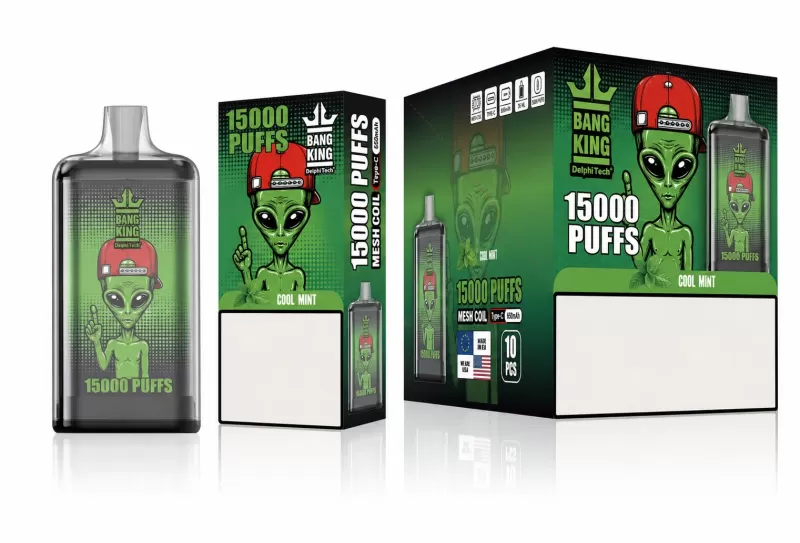 Bang King 15000 Puffs | 0%-5% strength, 25mL, 650mAh, airflow control, bulk disposable vape - Aiviouvapes - Image 2