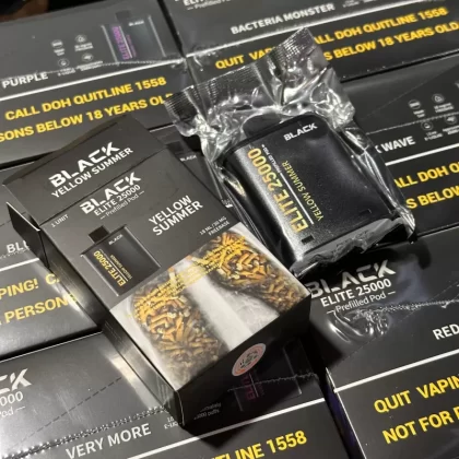 Black Elite v2 25k prefilled pod - Very Baguio - strawberry