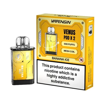 Vapengin Venus Banana Ice Pods (2 Pack) - Nicotine Strength#20mg